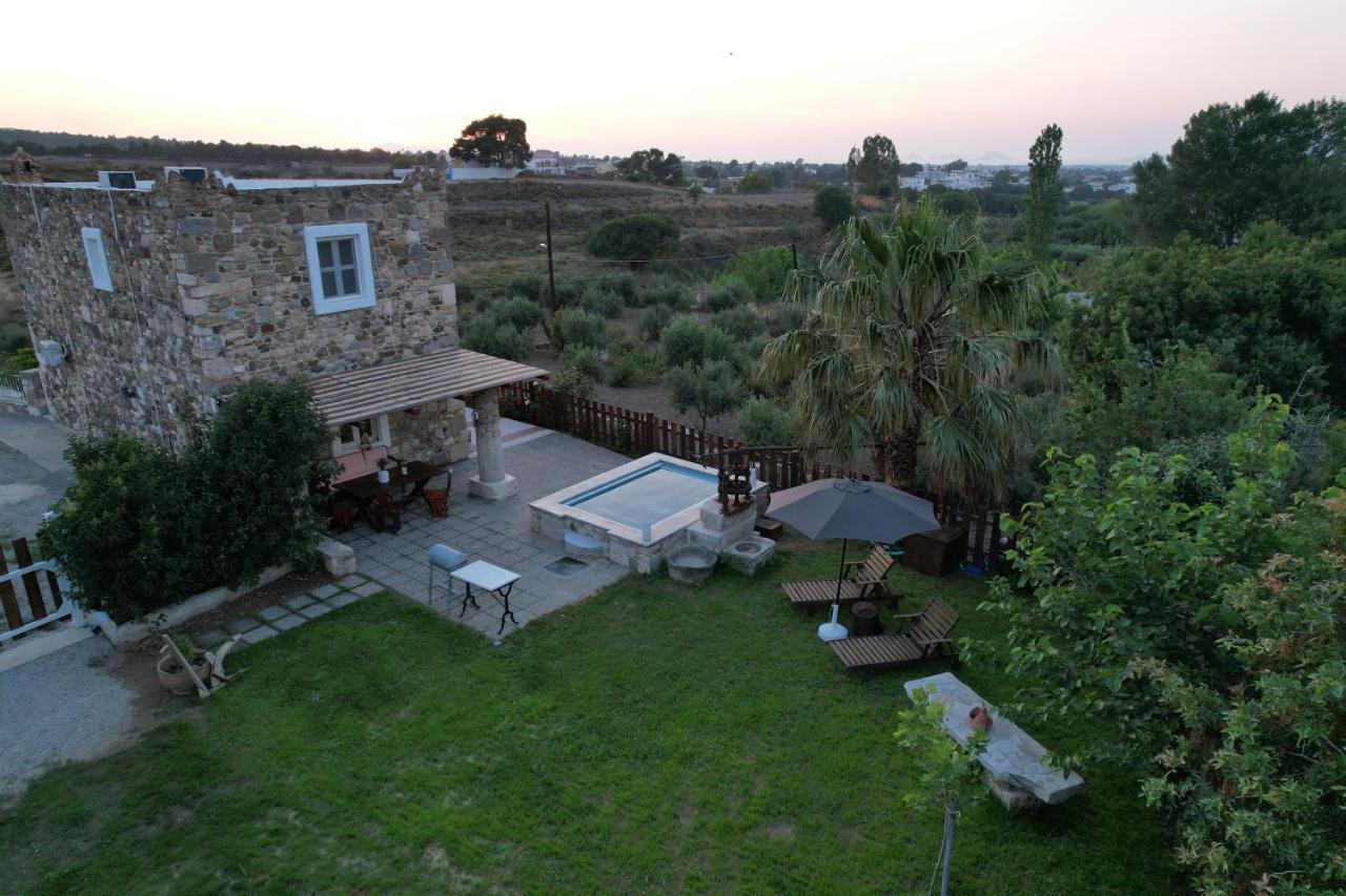 Traditional Kos Villa With Swimming Pool, Lawn Yard And Bbq Экстерьер фото