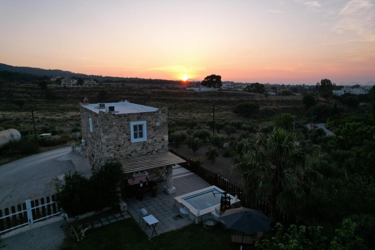 Traditional Kos Villa With Swimming Pool, Lawn Yard And Bbq Экстерьер фото