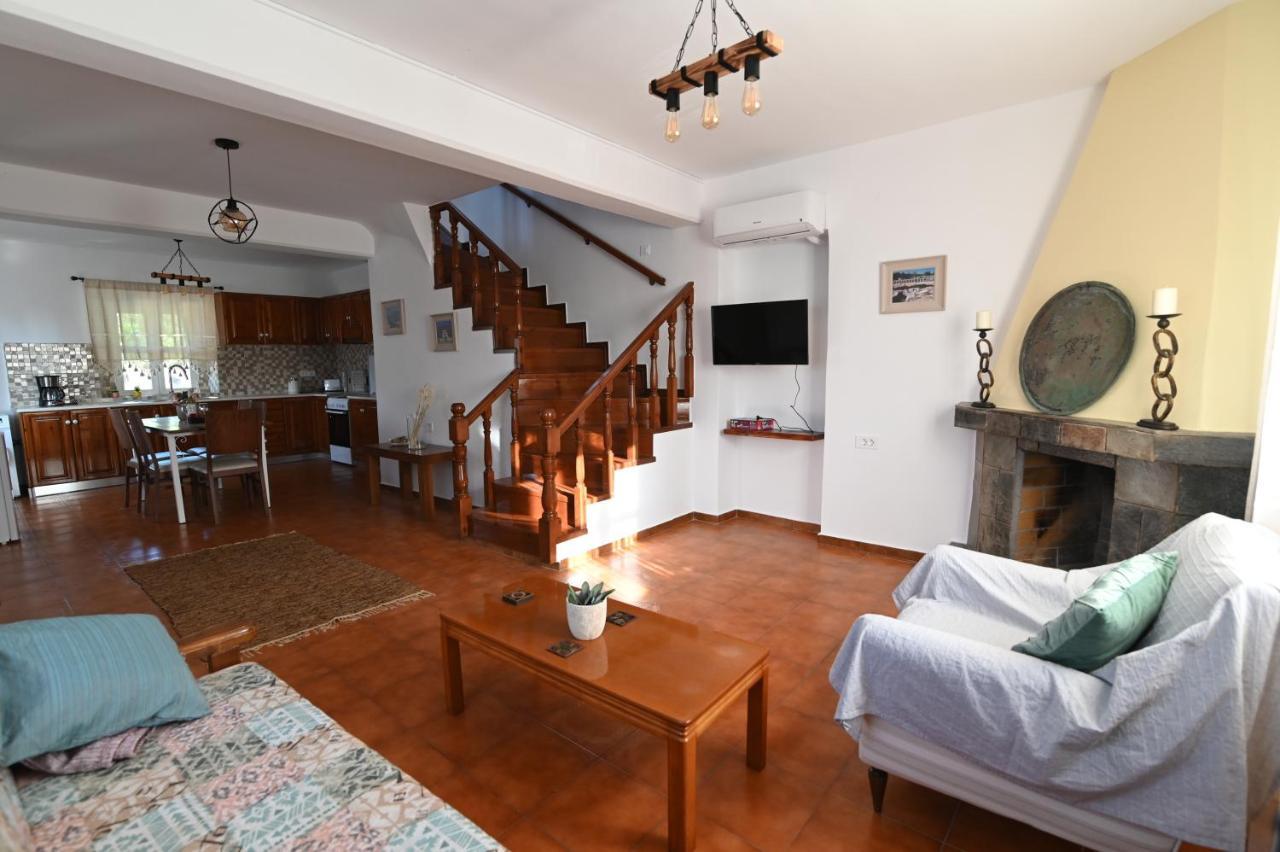 Traditional Kos Villa With Swimming Pool, Lawn Yard And Bbq Экстерьер фото