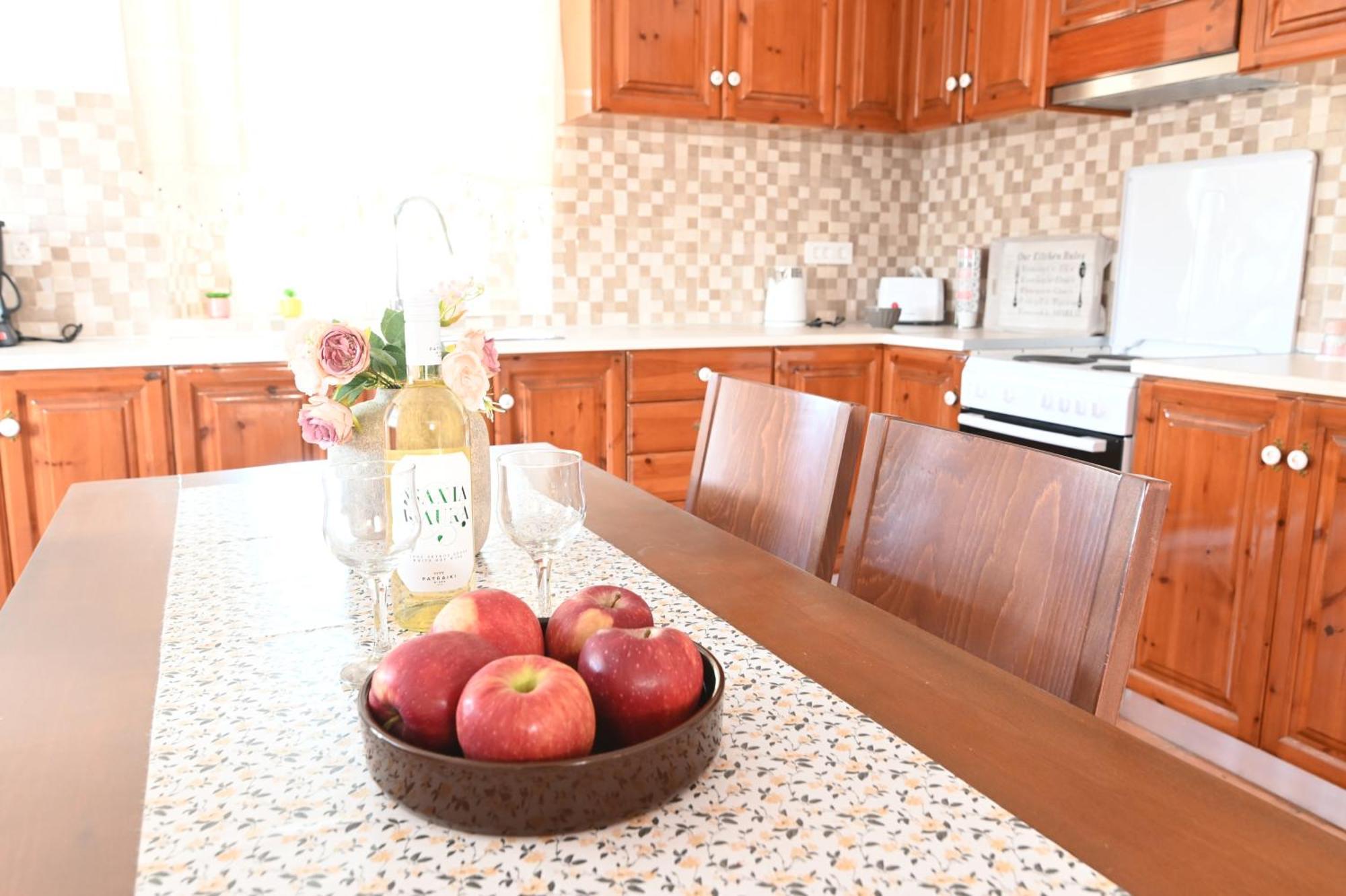 Traditional Kos Villa With Swimming Pool, Lawn Yard And Bbq Экстерьер фото