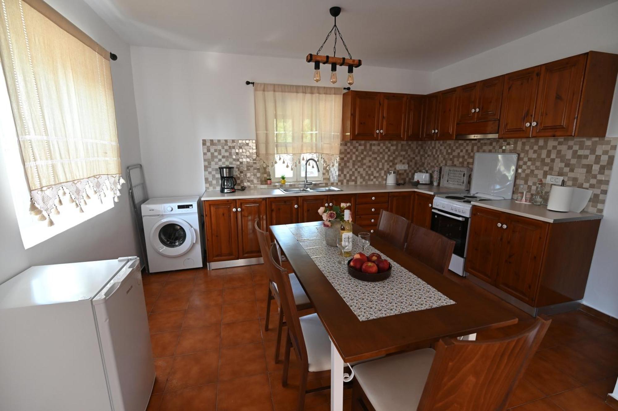 Traditional Kos Villa With Swimming Pool, Lawn Yard And Bbq Экстерьер фото