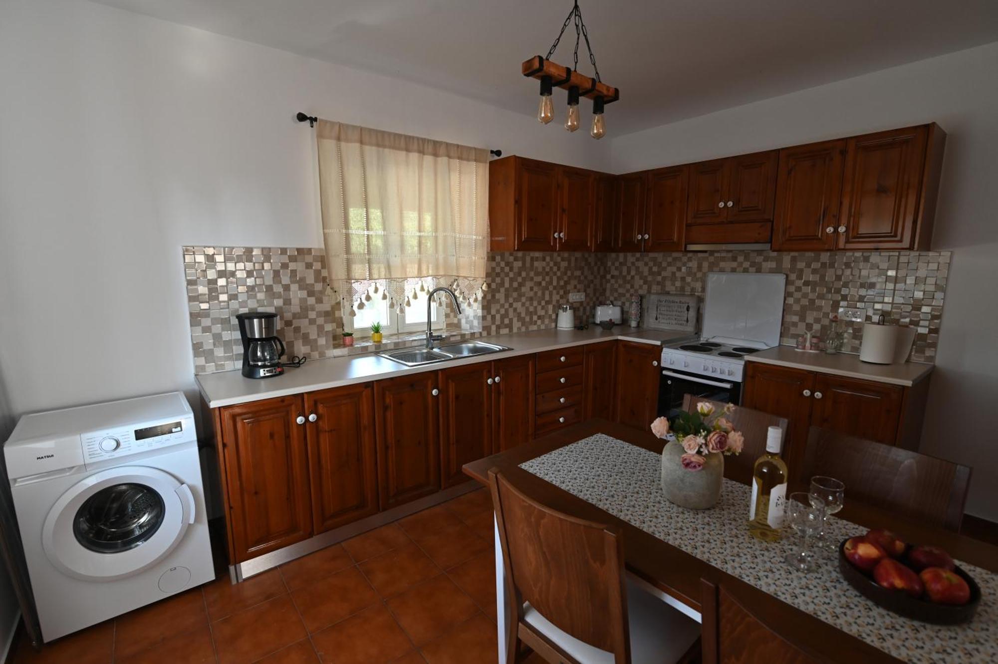 Traditional Kos Villa With Swimming Pool, Lawn Yard And Bbq Экстерьер фото