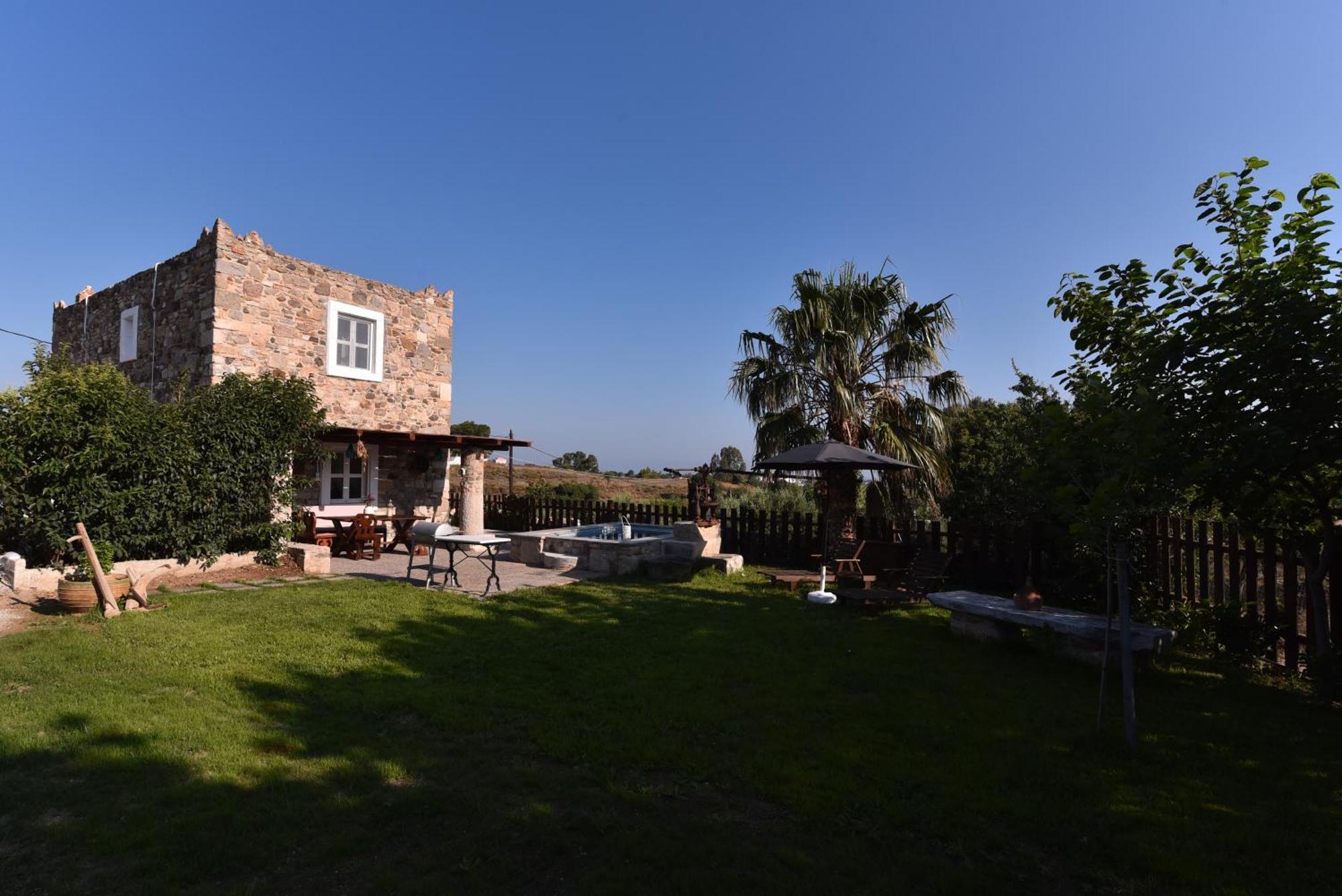 Traditional Kos Villa With Swimming Pool, Lawn Yard And Bbq Экстерьер фото